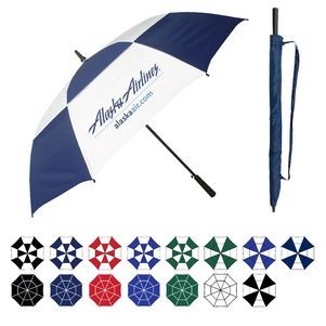 Oversized Golf Umbrella w/ Rubberized Handle (64" Arc)