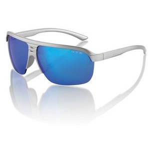 Jet style, Silver Pearl & Arctic Blue sunglasses with Custom Case