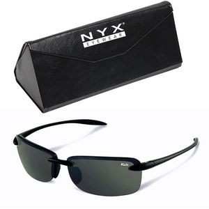Kele by NYX Eyewear Key Black Sport & Leisure Sunglasses w/Custom Pro Shop Brand Case
