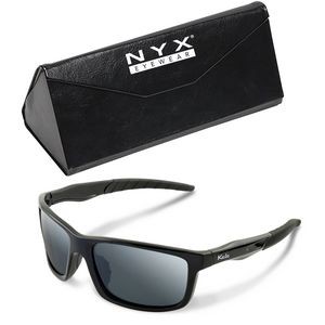 Kele by NYX Eyewear Electric Polarized Golf & Leisure Sunglasses w/Pro Shop Brand Custom Case