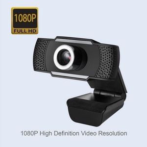 Adesso 1080P HD USB Webcam w/Built-in Microphone