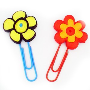 Flower Clip Bookmark
