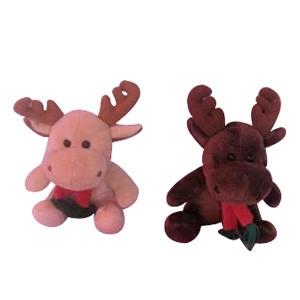 Christmas Elk Stuffed Animal