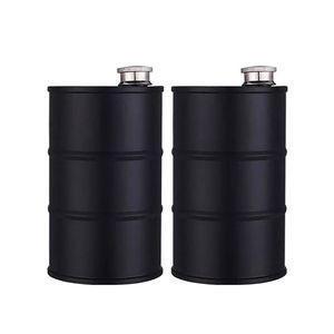 Oil Drum Shape Hip Flask