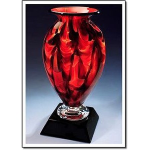 Diamond Ember Mercury Vase w/o Marble Base (4.25"x8")