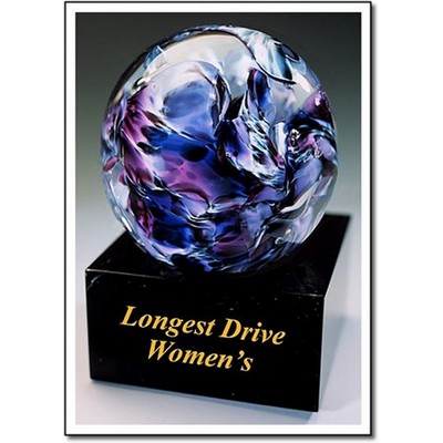 Women's Longest Drive Award w/ Marble Base (3.5"x5")