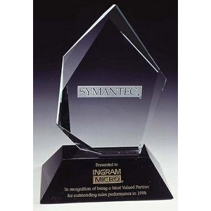 Facet Diamond Award w/ Marble Base (10"x13")
