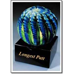 Longest Putt Award w/ Marble Base (3
