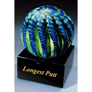 Longest Putt Award w/ Marble Base (2.75"x4")