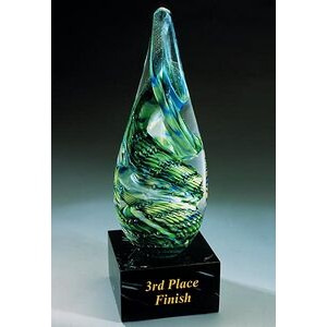 3rd Place Finish Award w/o Marble Base (4"x9")