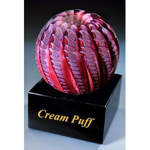 Cream Puff Putt Award w/ Marble Base (2.75"x4")