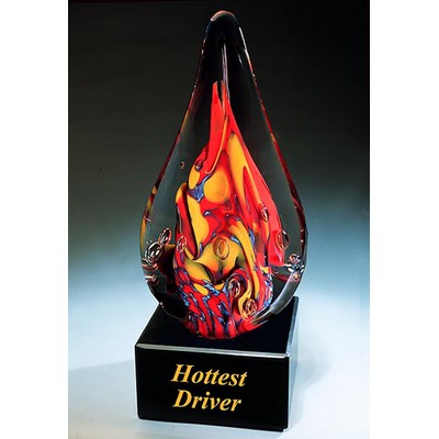 Hottest Driver Award w/ Marble Base (3"x8")