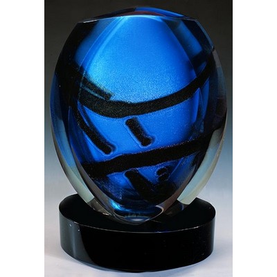 Glaze Fusion Vase w/o Marble Base (2.75"x5.5"x7")