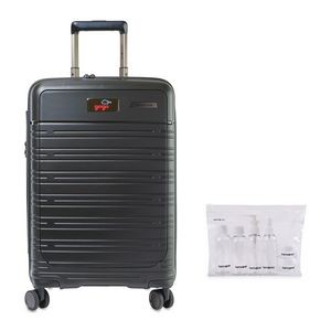 Samsonite Elevation™ Plus Carry-On Spinner and 6 Piece Travel Bottle Set - Black