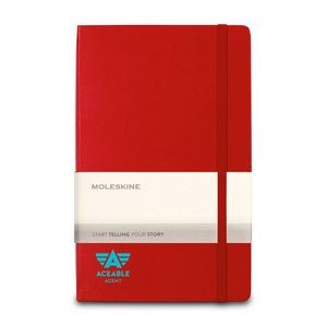 Moleskine® Hard Cover Ruled Large Expanded Notebook - Scarlet Red