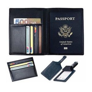 Passport/ Card Holder & Luggage Travel Trio