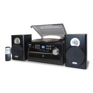 Jensen 3-Speed Stereo Turntable w/ CD System/ Cassette & AM/FM Stereo Radio