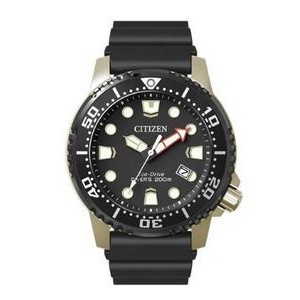 Citizen® Men's Professional Diver Black Eco-Drive® Polyurethane Strap Watch