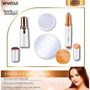 Vivitar® 3-In-1 Hair Removal Kit
