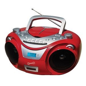 SuperSonic Portable MP3/CD Player w/ USB, Cassette Recorder & AM/FM Radio