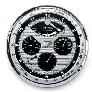 Citizen® Gallery Silver-Tone Hygrometer-Thermometer Wall Clock