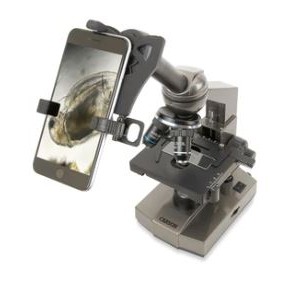 Carson® Beginner 100x-1000x Compound Student Microscope & Smartphone Adapter