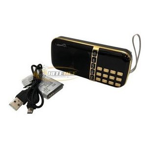Supersonic Portable Bluetooth Speaker-FM Radio, LED Display, USB/SD Inputs