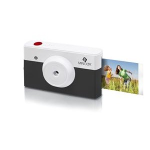 Minolta® Charcoal Black & White Instapix™ Instant Print Camera