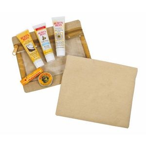 Aloe Up Burt's Bees Jute Cotton Envelope Essential Kit