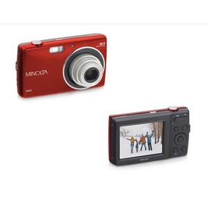 Minolta® 20Mp HD Camera w/5x Zoom (Red)