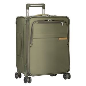 Briggs & Riley™ Baseline International Carry-On Expandable Wide-Body Spinner Bag (Olive)