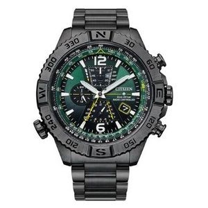 Citizen® Men's Promaster Navihawk Eco-Drive® Gray Stainless Steel Bracelet Watch
