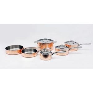 BergHoff® Vintage Collection 10 Piece Hammered Copper Cookware Set