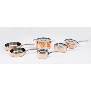 BergHoff® Vintage Collection 10 Piece Polished Copper Cookware Set