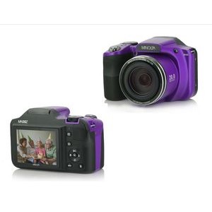 Minolta® Purple 20Mp FHD Bridge Camera w/35x Zoom
