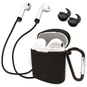 Supersonic® True Wireless Bluetooth® Earbuds w/Charging Case (White)