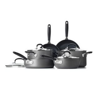 OXO Good Grips 10pc Hard Anodized Nonstick Cookware Set