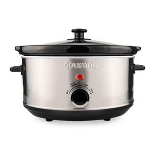 Courant 3.5 Quart Oval Slow Cooker, Stainless St
