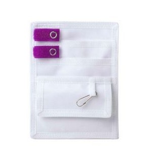 Pocket Pall II™ Medical Equipment Organizer (Purple Tags)