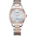 Citizen® Ladies' Arezzo Eco-Drive® Two-Tone Pink Gold-Tone Watch