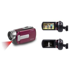 Minolta® Maroon Red Night Vision Video Camcorder