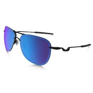 Oakley® Tailpin Sunglasses - Satin Black w/ Sapphire Iridium Polarized Lens