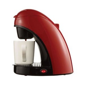 Red Single Cup Coffee Maker