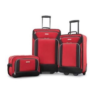 Samsonite® American Tourister® Red/Black Fieldbrook Xlt 3 Piece Luggage Set