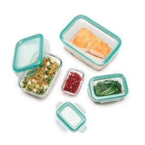 OXO Good Grips 8pc SNAP Glass Rectangle Container Set