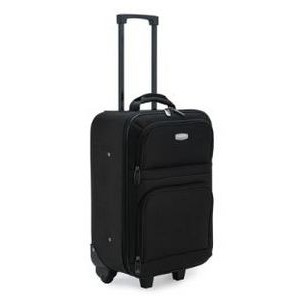Traveler's Choice® Meander 19" Soft Side Carryon Suitcase (Black)