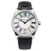 Citizen® Frederique Constant Ladies' Classic Quartz Watch w/MOP Dial & Full Diamond Bezel