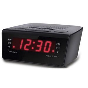 Alarm Clock With Am/Fm Radio And Dual Digital