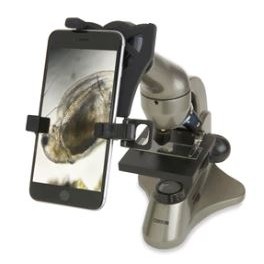Carson® Beginner 40x-400x Student Compound Microscope & Smartphone Adapter