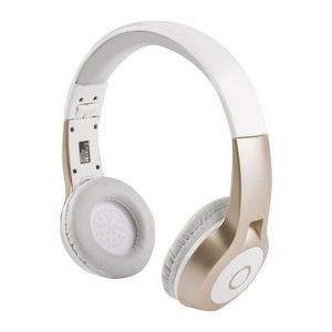 Vivitar Bluetooth Gold Stereo Headphones w/Smartphone Capability